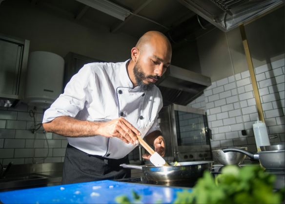 Person cooking